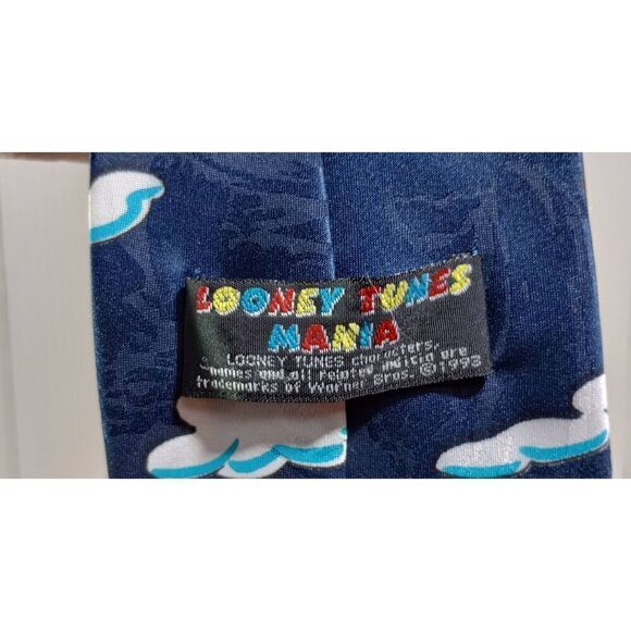 Vintage 1993 taz, bugs, Sylvester and others  space jam tie - Picture 4 of 5